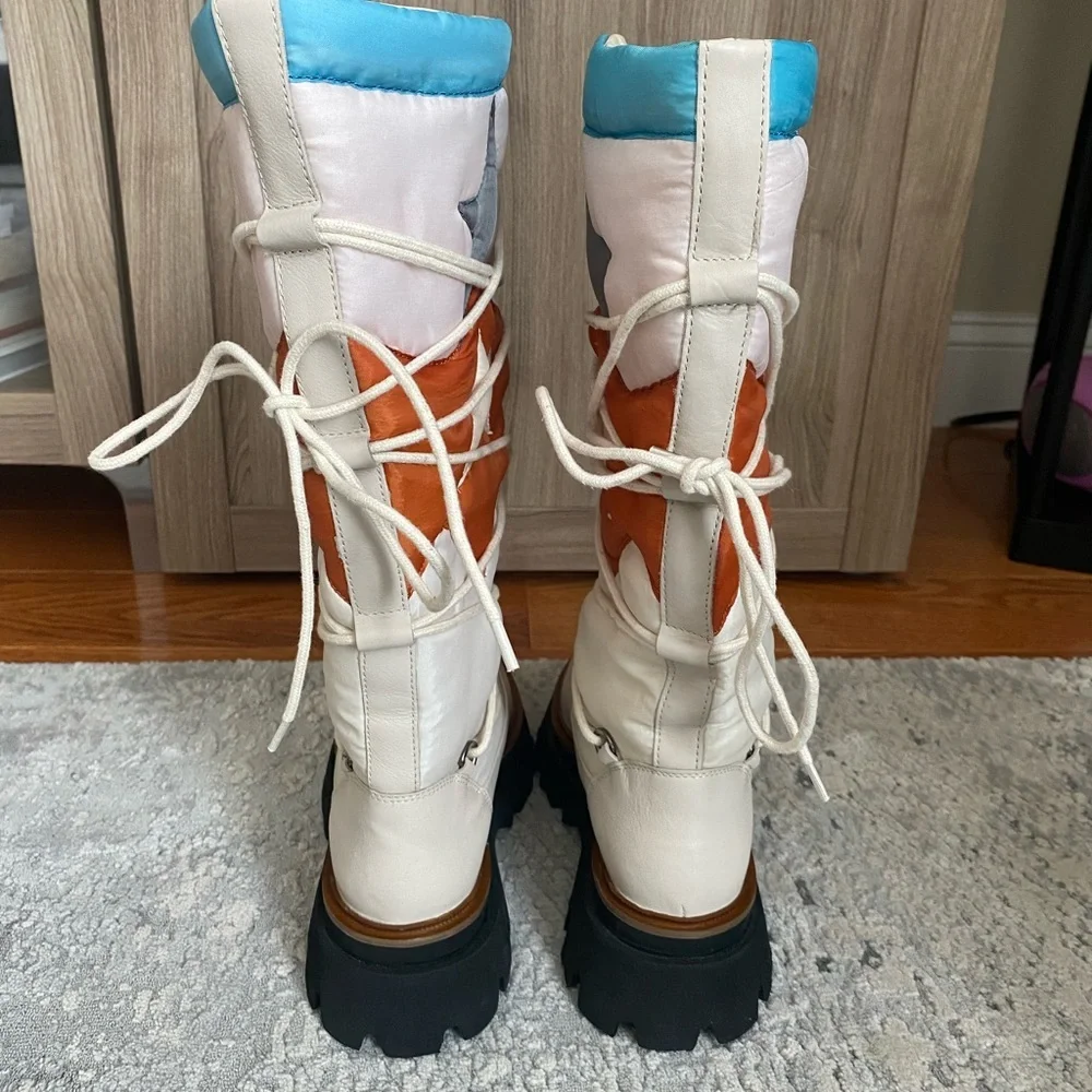 NWOT Free People Montrose Puffer Boots Size 38